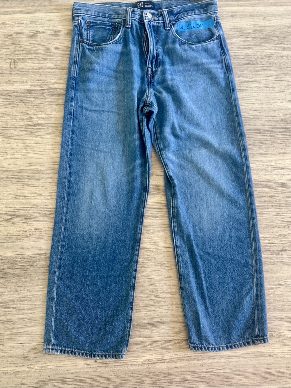 GAP Men Relaxed Blue Denim Jeans
